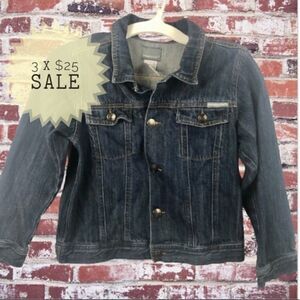 3/$25 FRED BARE AUSTRALIA UNISEX DENIM JACKET SZ 7